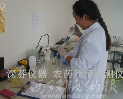 勐?？h加大蔬菜農藥殘留檢測